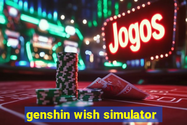 genshin wish simulator